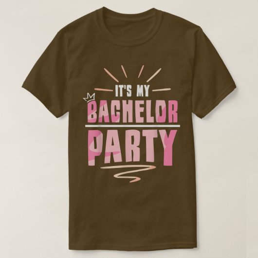 新郎の俺たちチームTシャツ Tシャツ (デザイン正面)