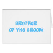 新郎の兄弟 (正面横)