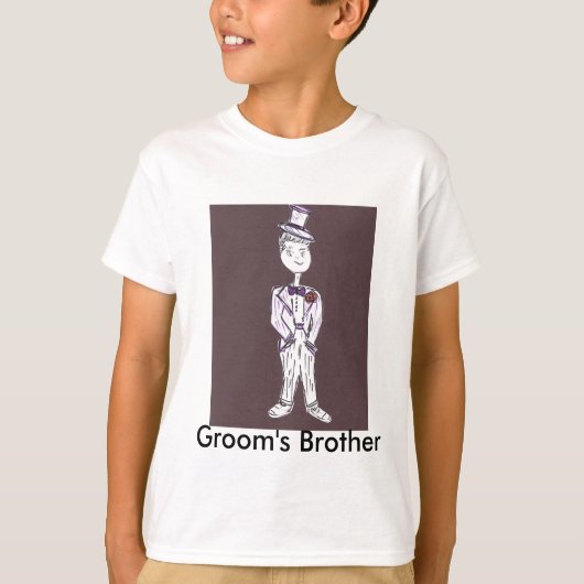 新郎の兄弟/バチュラーパーティ Tシャツ (正面)