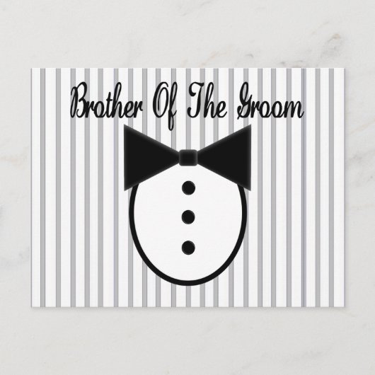 新郎の兄弟 ポストカード (正面)