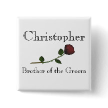 "新郎の兄弟" -長く止められた赤い上がりました[a]