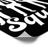 新郎の分隊チーム新郎新婦パーティー学士 ポスター (角)