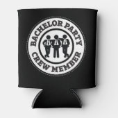 新郎の友人たちからのプレゼント 缶クーラー (正面)