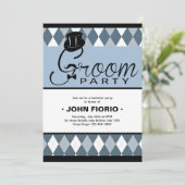 新郎の友人たちからの結婚式招待状です 招待状 (スタンド正面)