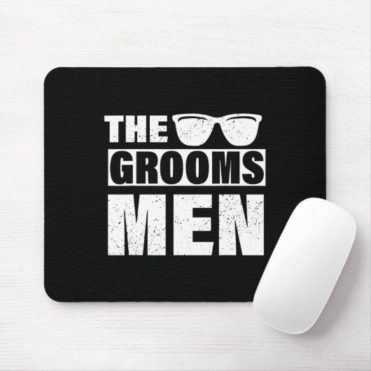 新郎の友人たちによる独身最後の夜の騒ぎ　新郎が男友達にされる罰ゲーム的なもの　男性向け マウスパッド (マウス)