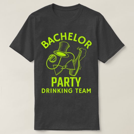 新郎の友人たちによる飲み会チーム3 Tシャツ (デザイン正面)