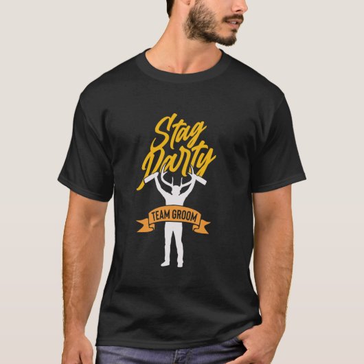 新郎の友人たち Tシャツ (正面)