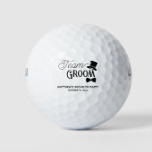 新郎の友人チーム 結婚式の記念品 ゴルフボール (正面)