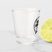 新郎の友人用バーテンダーグラス, 結婚式前パーティー用 ショットグラス (左)