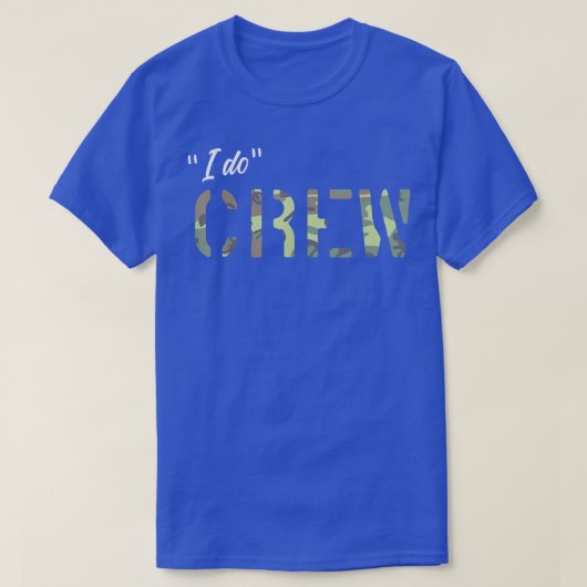 新郎の友人  カモフラージュ パーティー 結婚式 Tシャツ (デザイン正面)