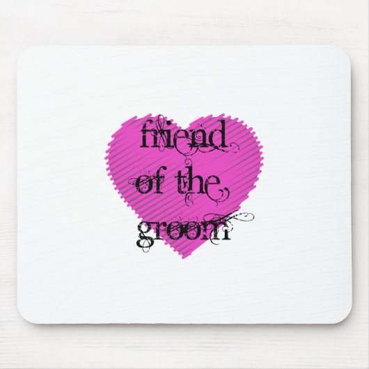 新郎の友人 マウスパッド (正面)