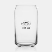 新郎の友達の独身パーティー ガラス缶 (裏面)