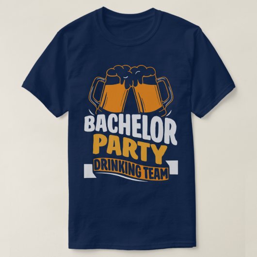 新郎の友達 飲み会チーム Tシャツ (デザイン正面)