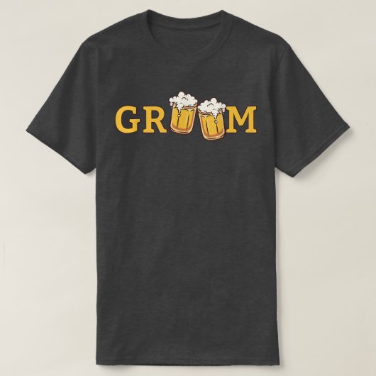 新郎の友達 飲み会 チーム JGA メンズ ハンター夜 Tシャツ (デザイン正面)