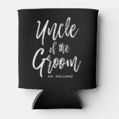 新郎の叔父 |スクリプトスタイルカスタム結婚式 缶クーラー (正面)