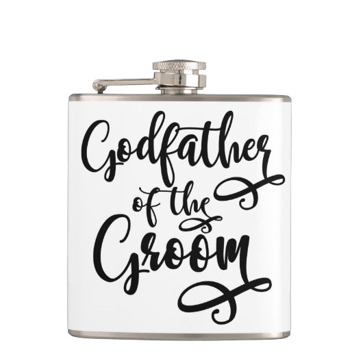 新郎の名付け親 フラスク (正面)