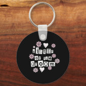 新郎の妹の白の黒 キーホルダー (正面)