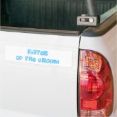 新郎の姉妹 バンパーステッカー (トラック上)