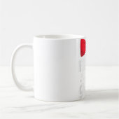 新郎の学士結婚のメンズ結婚した父 コーヒーマグカップ (左)