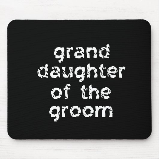 新郎の孫娘 マウスパッド (正面)