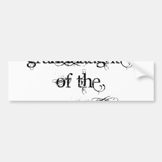 新郎の孫 バンパーステッカー (正面)