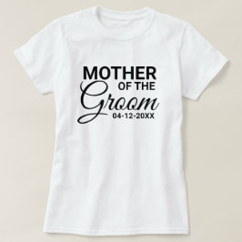 新郎の家庭結婚の母カスタム親 Tシャツ