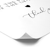 新郎の家族のために予約されたASHER書 ポスター (角)