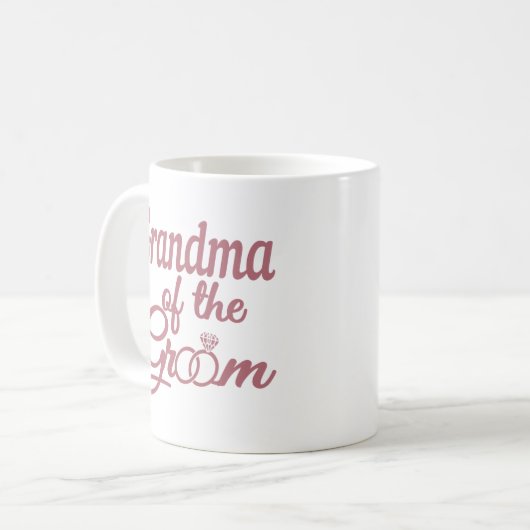 新郎の家族のマ結婚ッチングのおばあちゃん コーヒーマグカップ (正面左)