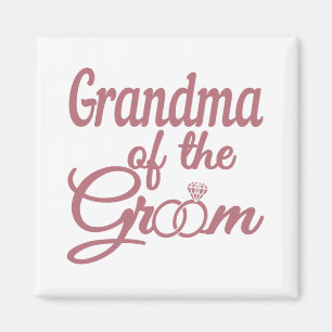 新郎の家族のマ結婚ッチングのおばあちゃん マグネット
