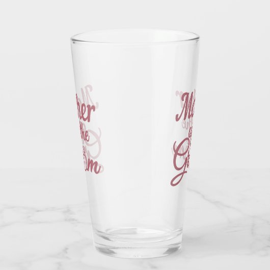 新郎の家族の結婚マッチングの母 タンブラーグラス (右)