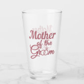 新郎の家族の結婚マッチングの母 タンブラーグラス (正面)