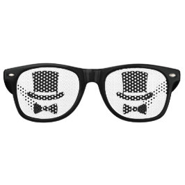 新郎の帽子とネクタイ レトロサングラス