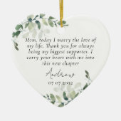 新郎の形見の母 セラミックオーナメント (正面)