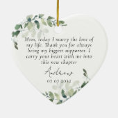 新郎の形見の母 セラミックオーナメント (裏面)