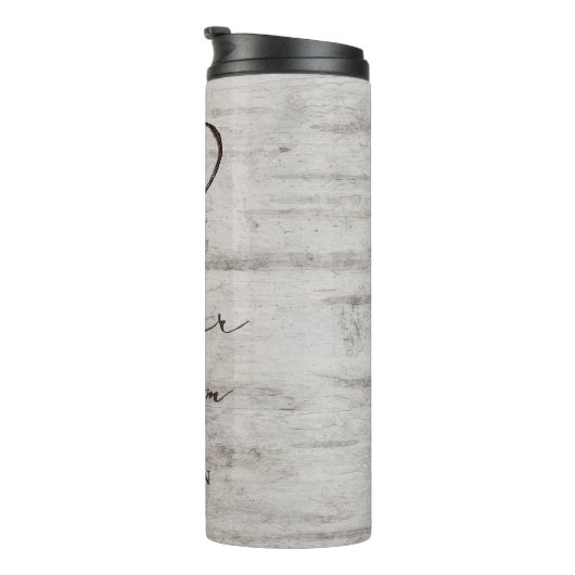 新郎の彫刻されたスウィートアーツモノグラムの姉妹 タンブラー (回転右)