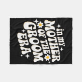 新郎の時代の母 フリースブランケット (正面(横))