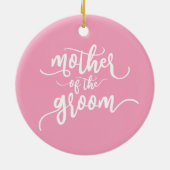 新郎の書結婚道の母 |オーナメント セラミックオーナメント (裏面)