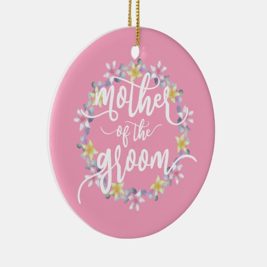 新郎の書結婚道の母 |オーナメント セラミックオーナメント (右)