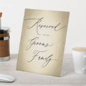 新郎の書道結婚脚本 台座サイン (インサイチュ)