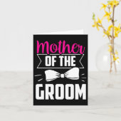 新郎の母ことわざ結婚バチュラーパーティ カード (黄色い花)