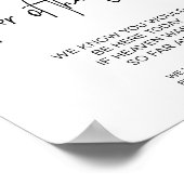 新郎の母に対する結婚追悼碑 ポスター (角)