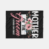 新郎の母の日に彼を愛した フリースブランケット (正面(横))