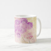 新郎の母の日のバラの花束 コーヒーマグカップ (正面右)