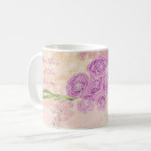 新郎の母の日のバラの花束 コーヒーマグカップ (正面左)
