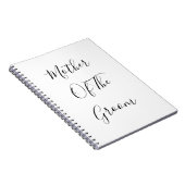 新郎の母は贈り物のエレガント好意 ノートブック (右側)