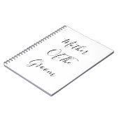 新郎の母は贈り物のエレガント好意 ノートブック (左側)