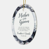 新郎の母への夜のフローラ引用文 セラミックオーナメント (左)