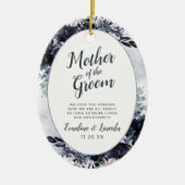 新郎の母への夜のフローラ引用文 セラミックオーナメント (正面)