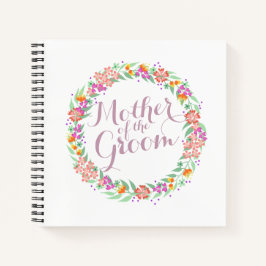 新郎の母エレガントなウェディングゲストブック ノートブック