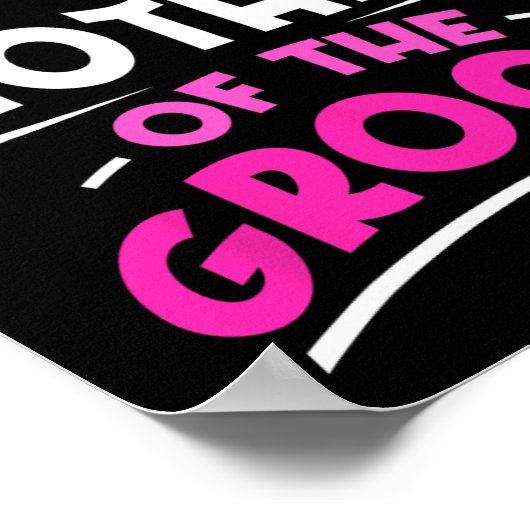 新郎の母パーティーことわざ ポスター (角)